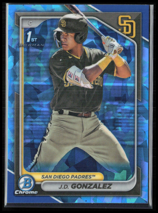 J.D. Gonzalez 1st Bowman Sapphire