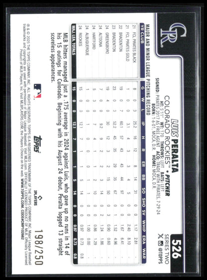 Luis Peralta RC Purple /250
