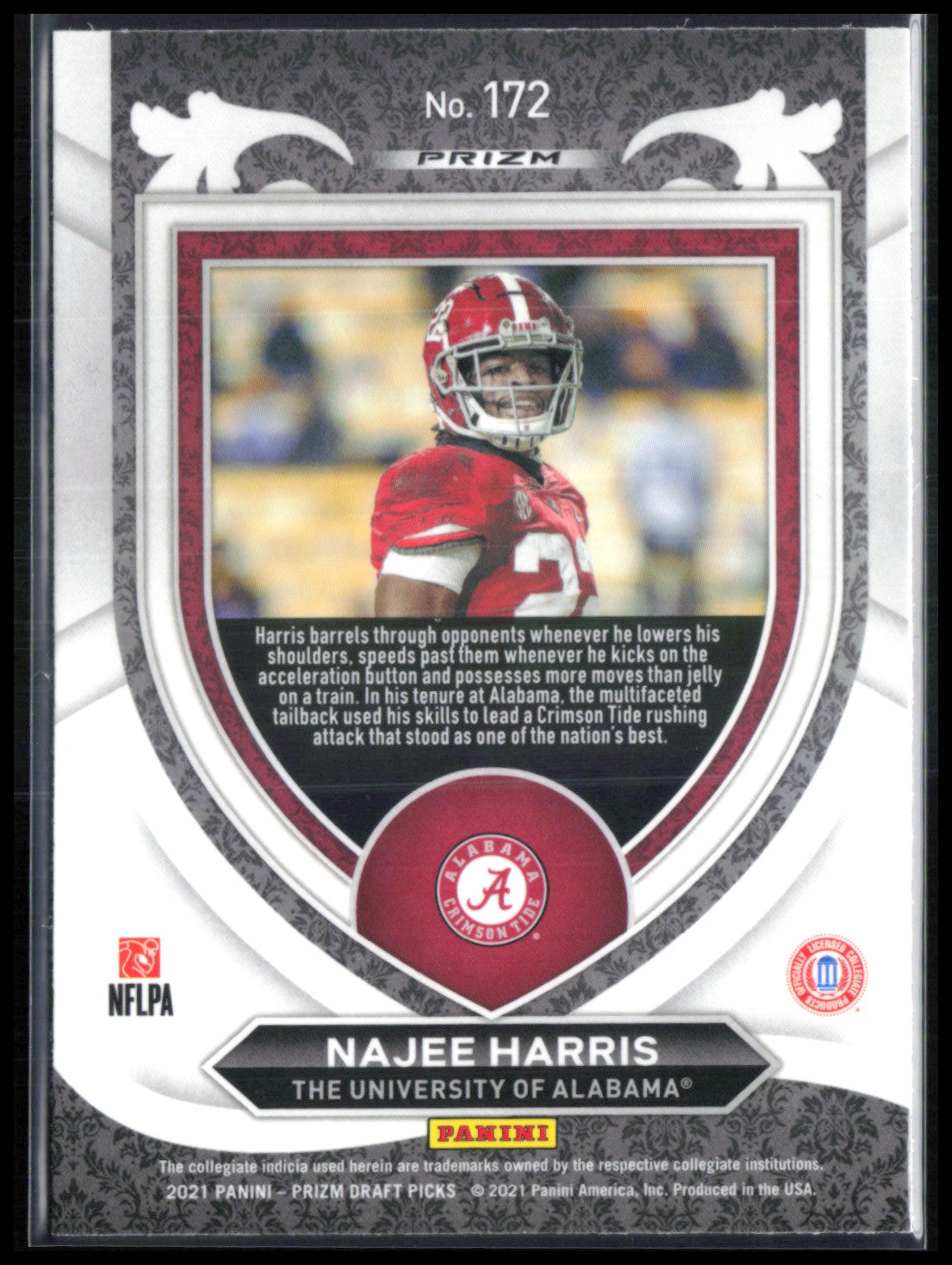 Najee Harris RC Red Wave
