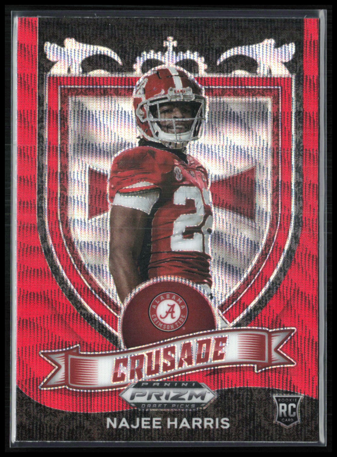 Najee Harris RC Red Wave