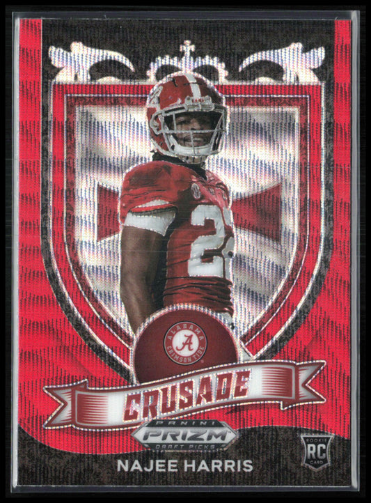 Najee Harris RC Red Wave