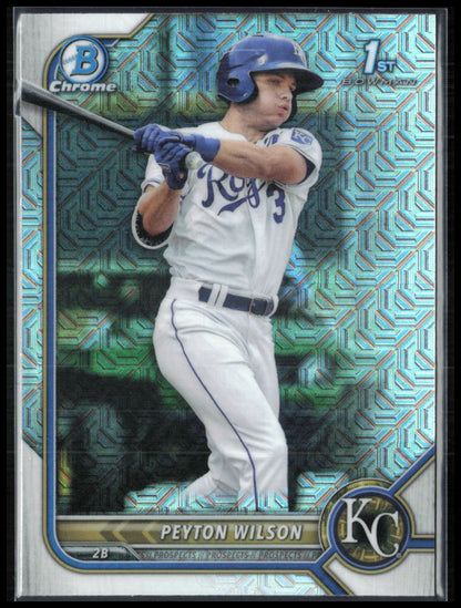 Peyton Wilson 1st Bowman Mojo