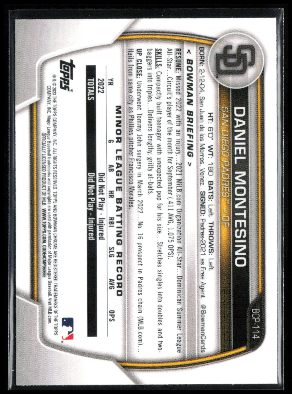 Daniel Montesino 1st Bowman
