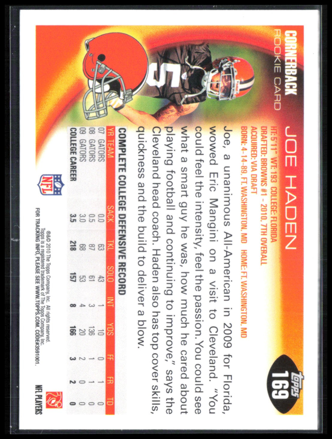 Joe Haden RC