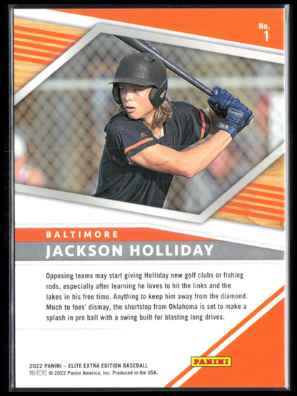 Jackson Holliday /999 Elite Extra Edition