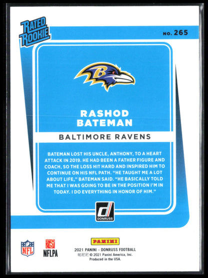 Rashod Bateman RC Blue