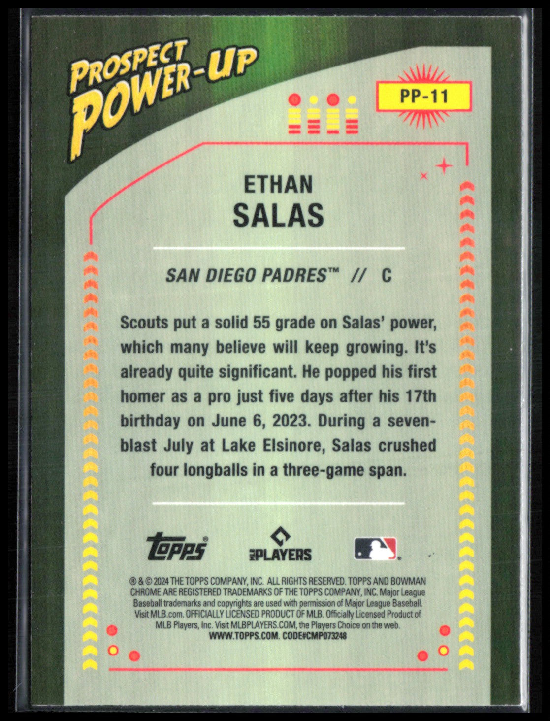 Ethan Salas Prospect Power-Up