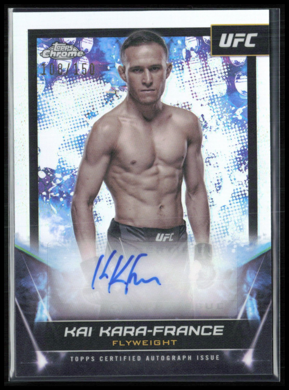 Kai Kara-France Auto /150 2024 Topps Chrome UFC