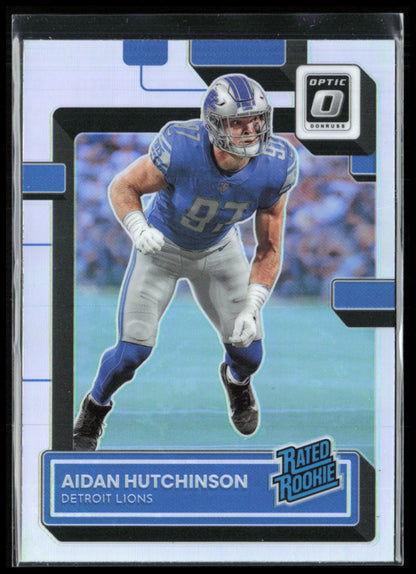 Aidan Hutchinson RC Holo Rated Rookie