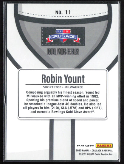 Robin Yount Crusade Number 2025 Crusade
