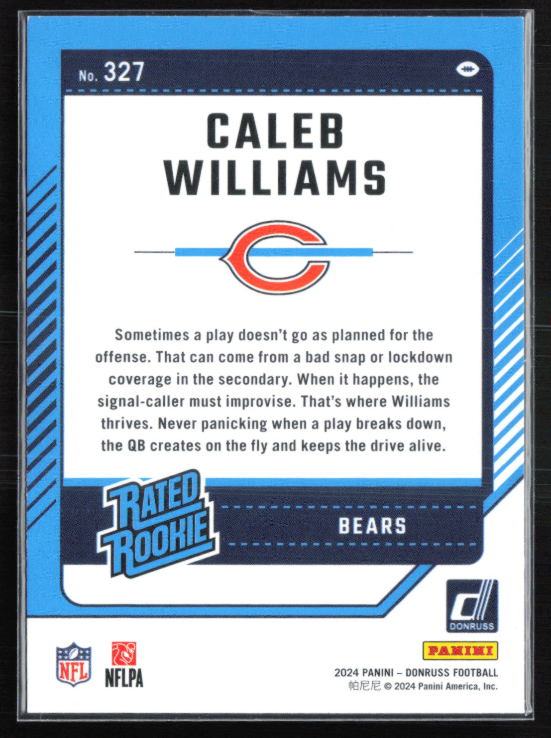 Caleb Williams RC Rated Rookie