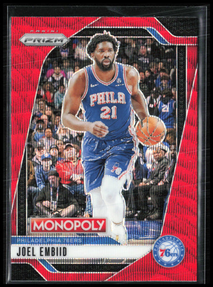 Joel Embiid Red Wave Monopoly