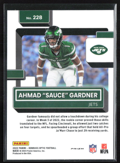 Ahmad Sauce Gardner RC Pink Holo