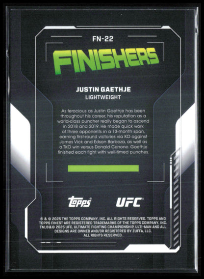 Justin Gaethje Finishers