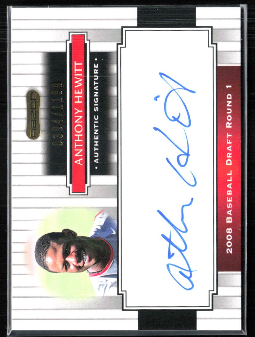 Anthony Hewitt Auto /1199