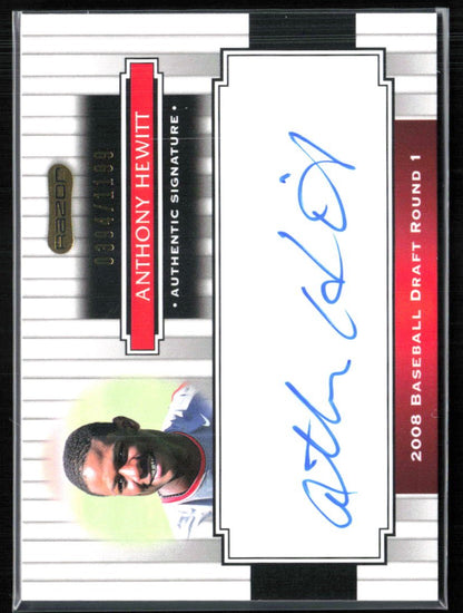 Anthony Hewitt Auto /1199