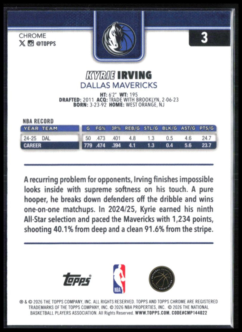Kyrie Irving Refractor