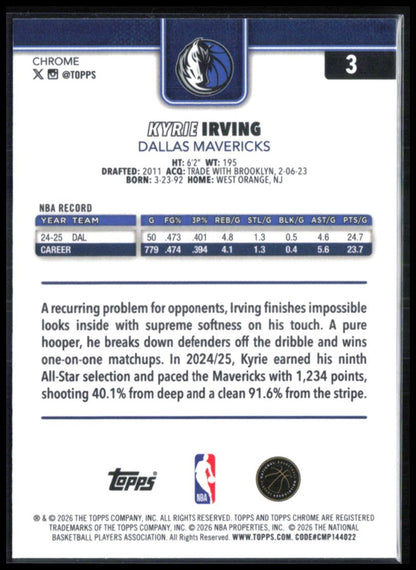 Kyrie Irving Refractor