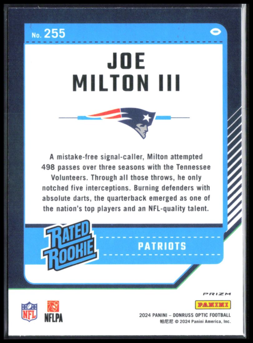 Joe Milton III RC Green Hyper