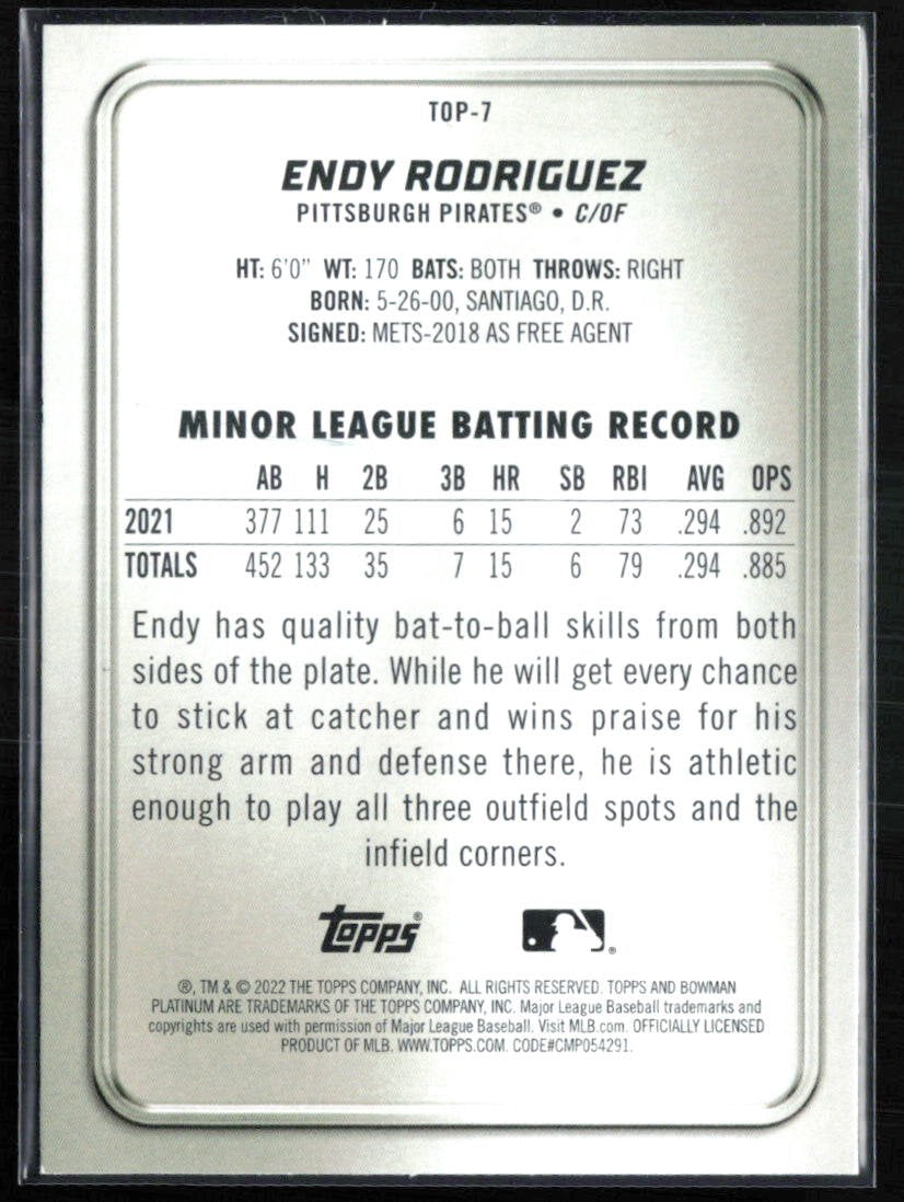 Endy Rodriguez Crackle Foil