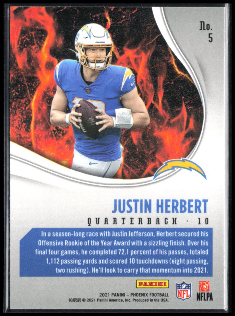 Justin Herbert Heat Wave Prizm