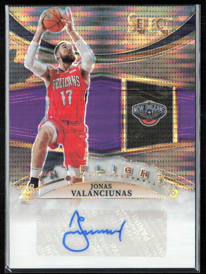 Jonas Valanciunas Auto Purple Pulsar /15 In Flight Signatures