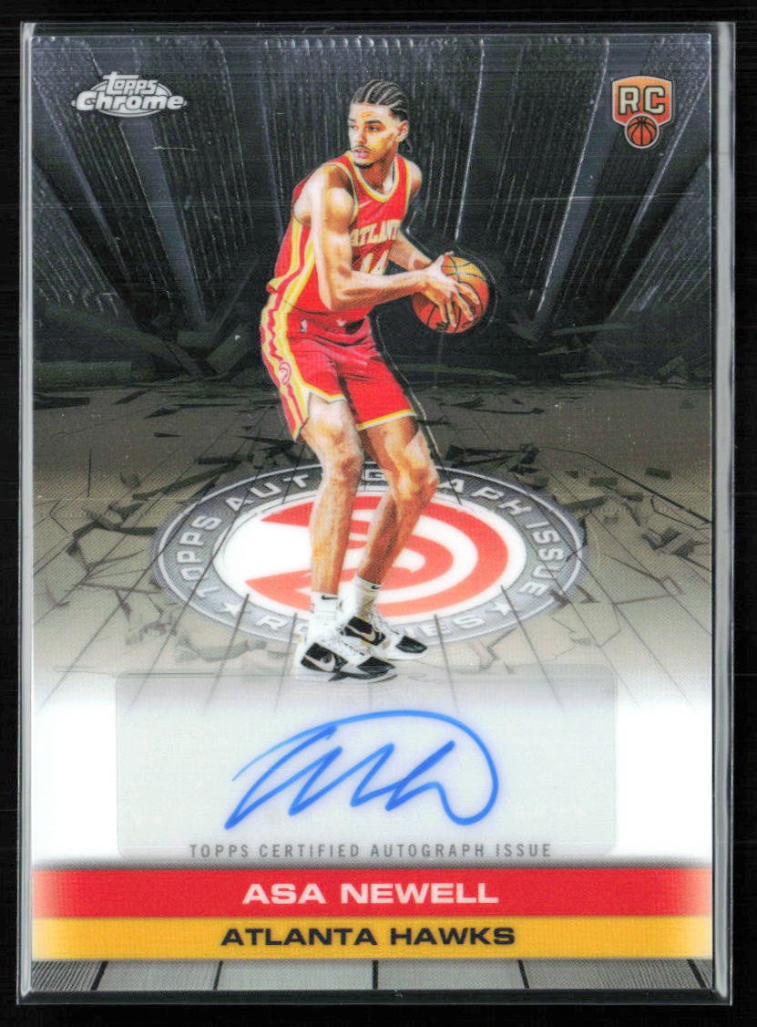 Asa Newell RC Auto 2025-26 Topps Chrome