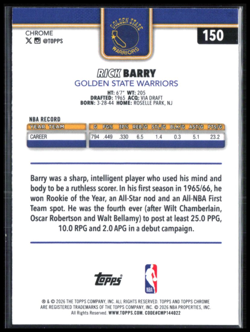 Rick Barry X-Fractor