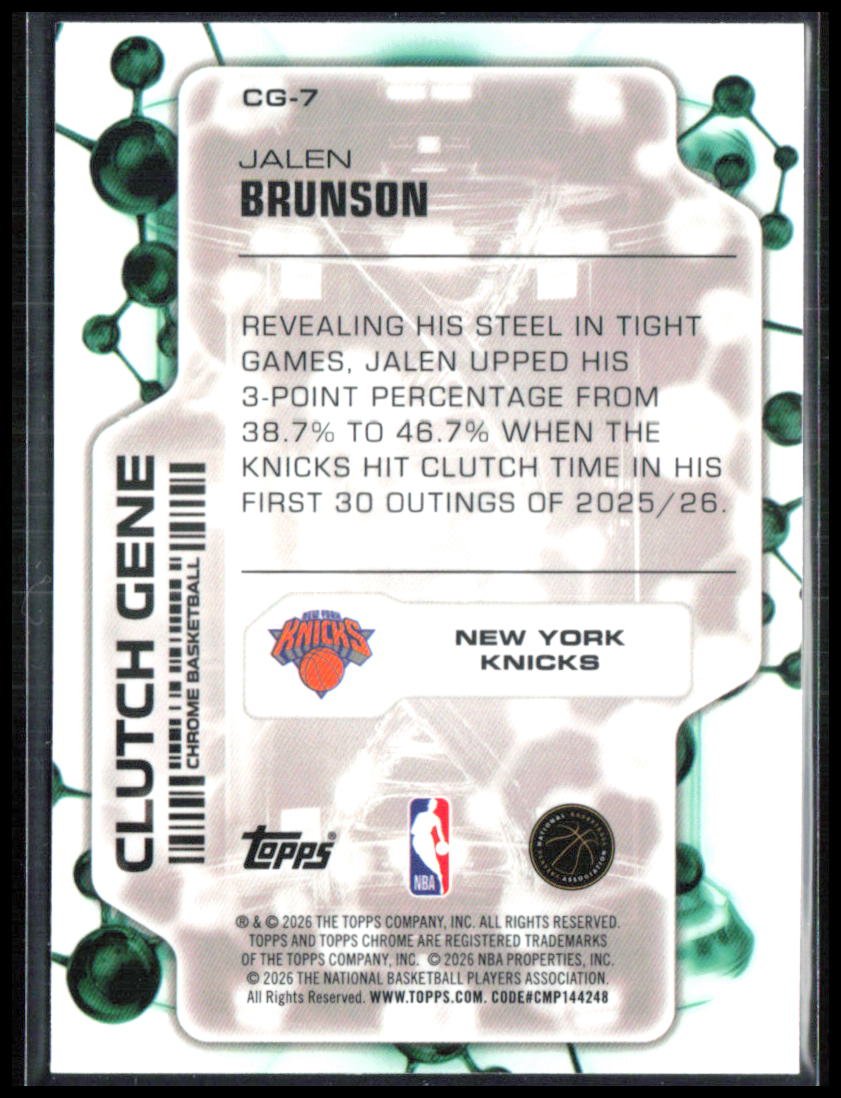 Jalen Brunson Clutch Gene