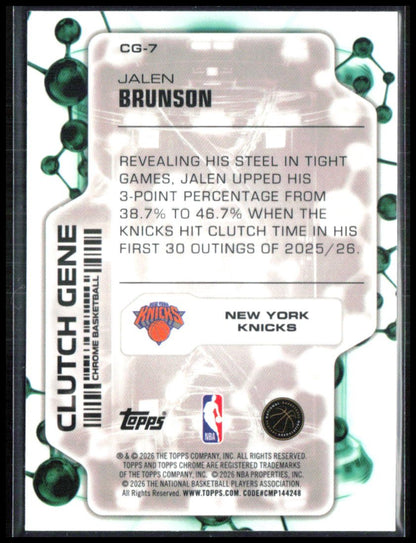 Jalen Brunson Clutch Gene