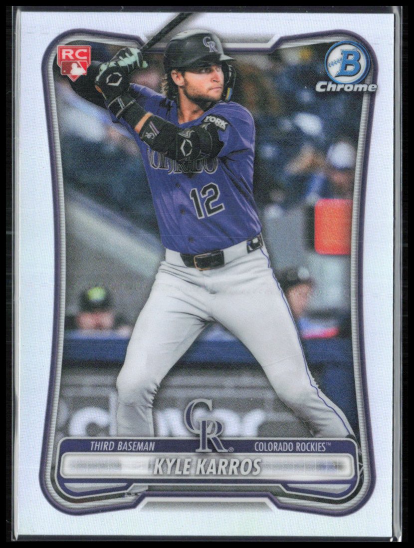 Kyle Karros RC Red Rookie Logo