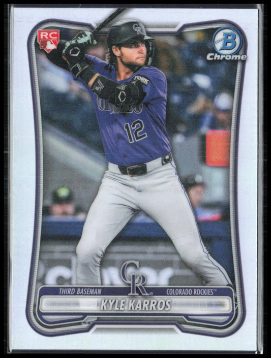 Kyle Karros RC Red Rookie Logo