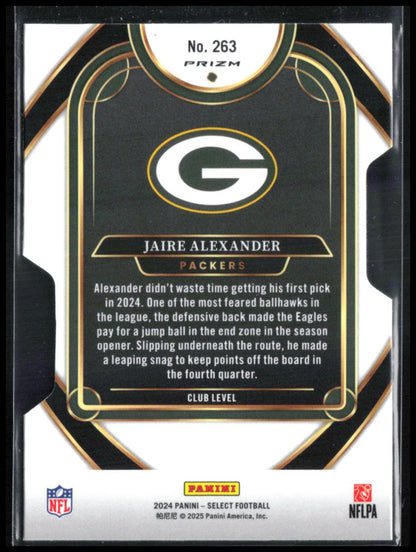 Jaire Alexander Silver Die-Cut