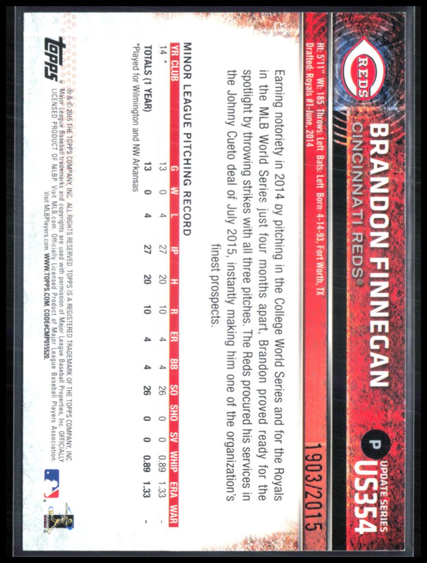 Brandon Finnegan RC /2015