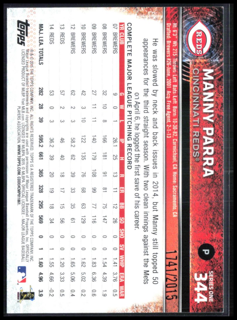 Manny Parra /2015
