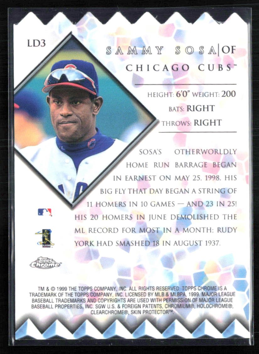 Sammy Sosa  Die-Cut