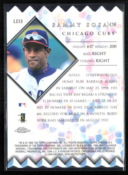 Sammy Sosa  Die-Cut