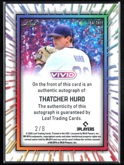 Thatcher Hurd Auto /8 Leaf Vivid