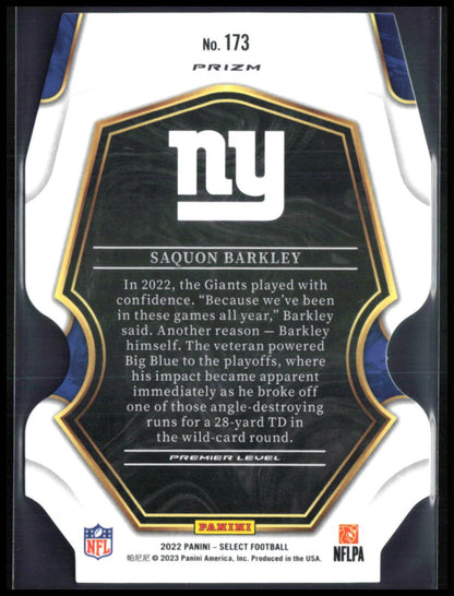 Saquon Barkley Silver Die-Cut