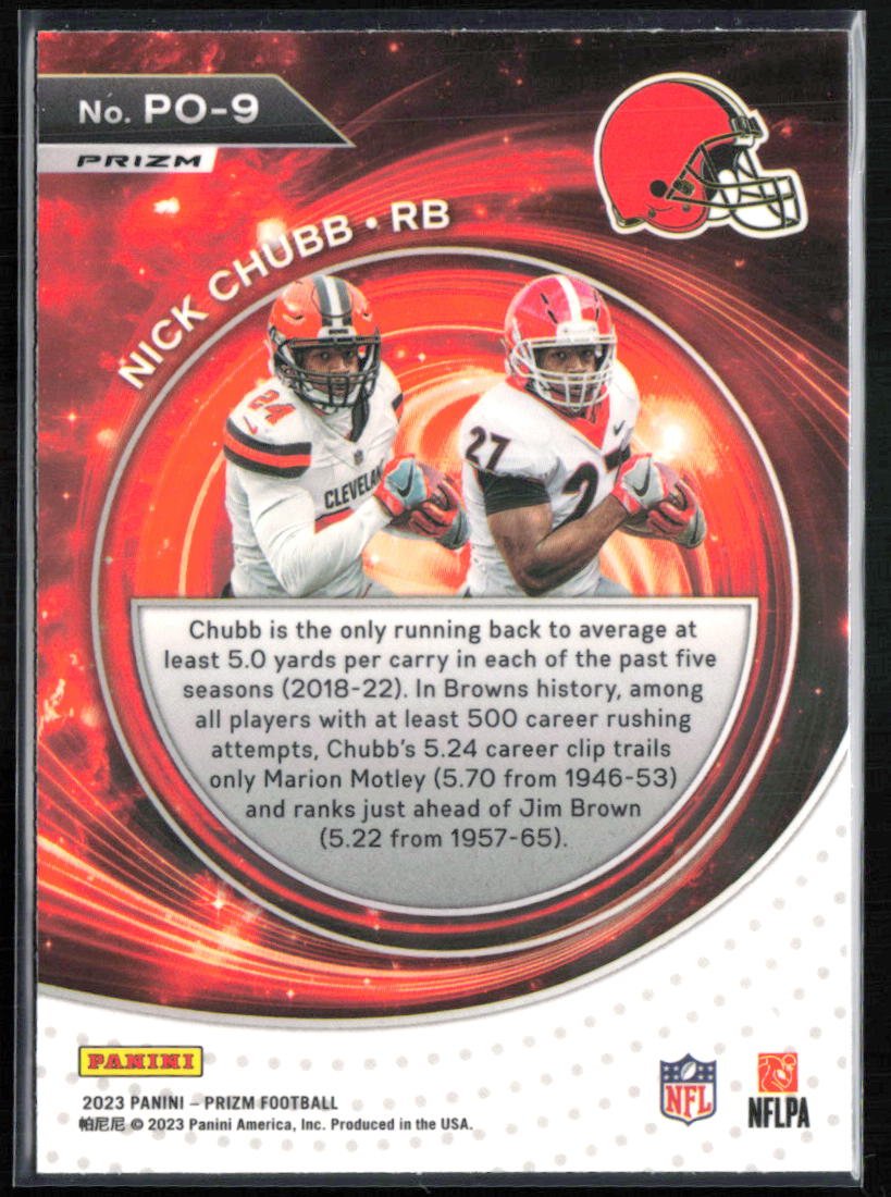 Nick Chubb Green Prizm