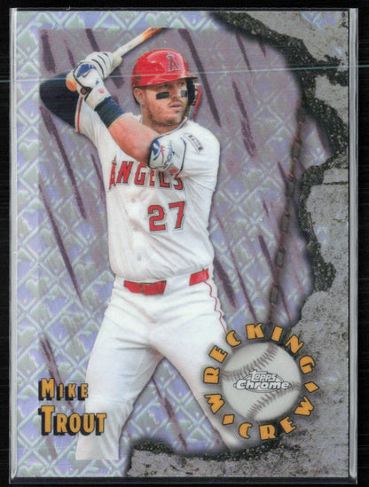 Mike Trout Wrecking Crew Logofractor
