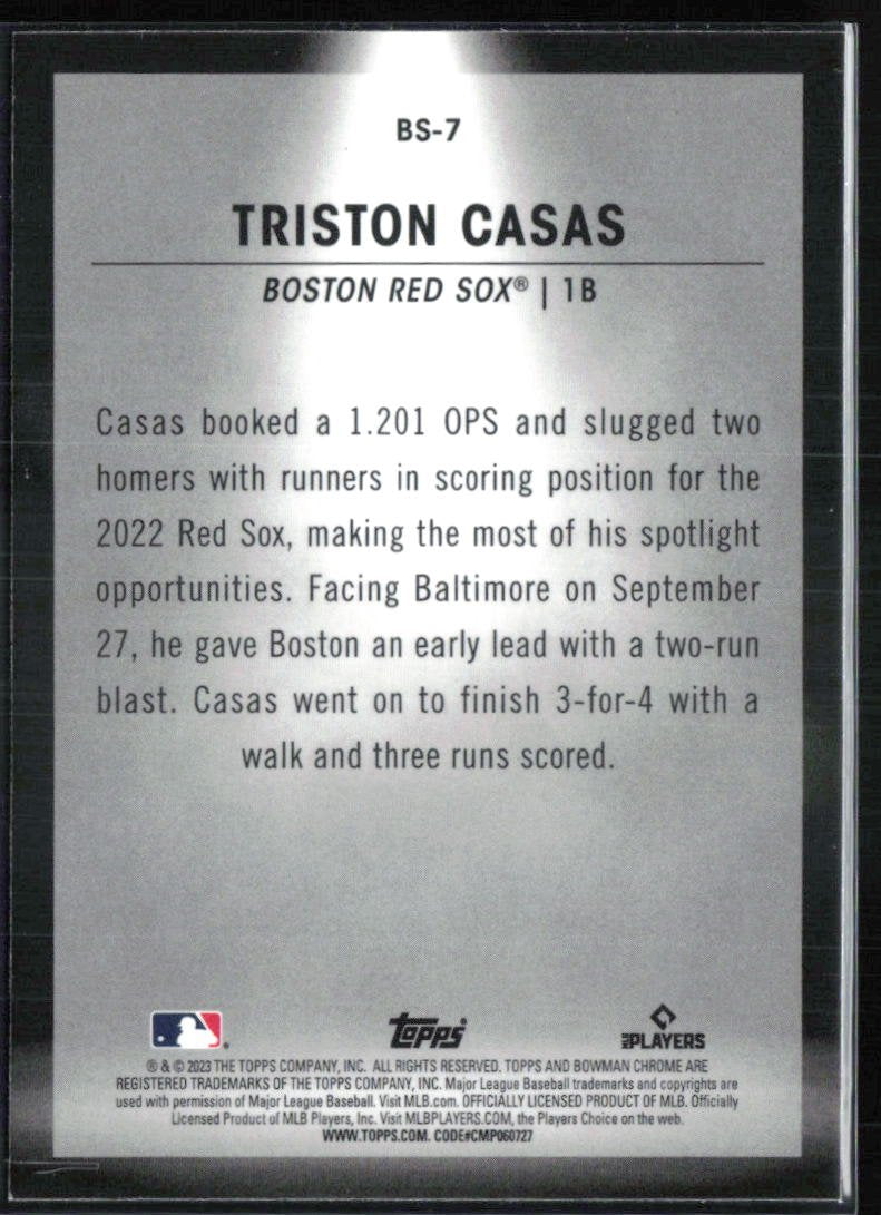 Triston Casas Bowman Spotlights
