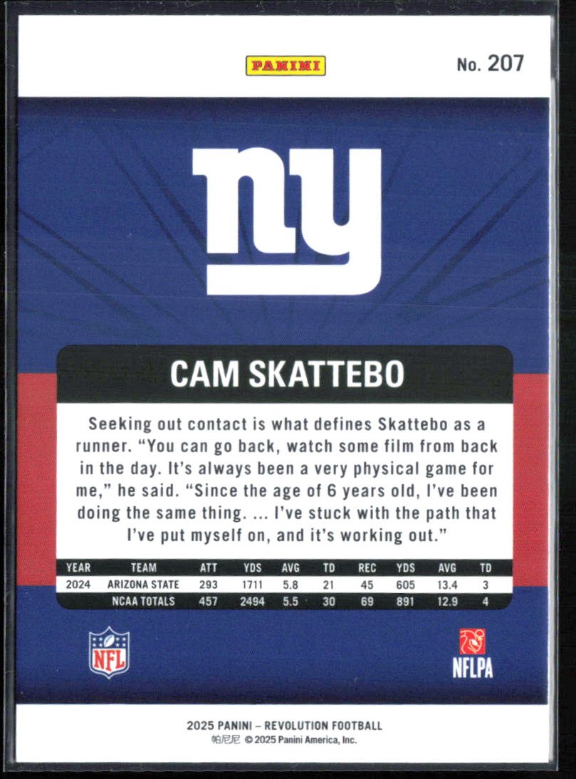 Cam Skattebo RC