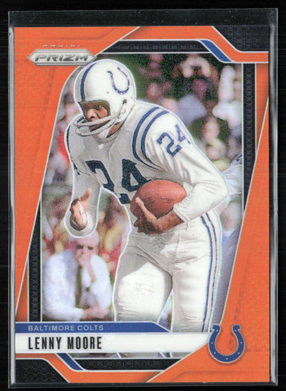 Lenny Moore Orange Prizm /249