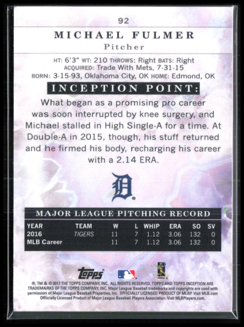 Michael Fulmer Purple /150