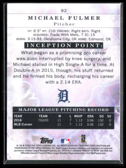 Michael Fulmer Purple /150