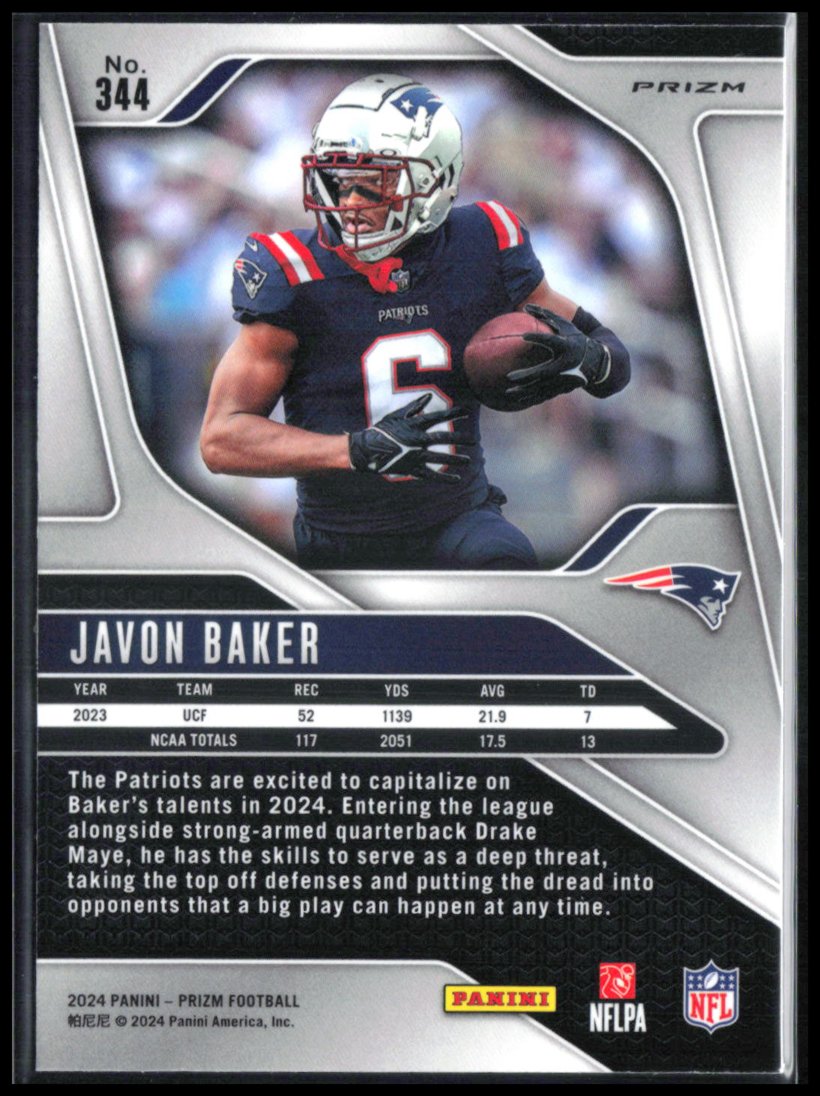 Javon Baker RC Green Ice