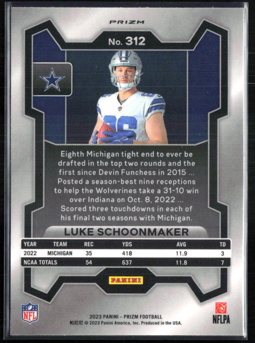 Luke Schoonmaker RC Silver Variation