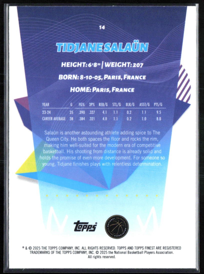 Tidjane Salaün RC Purple Geometric /100