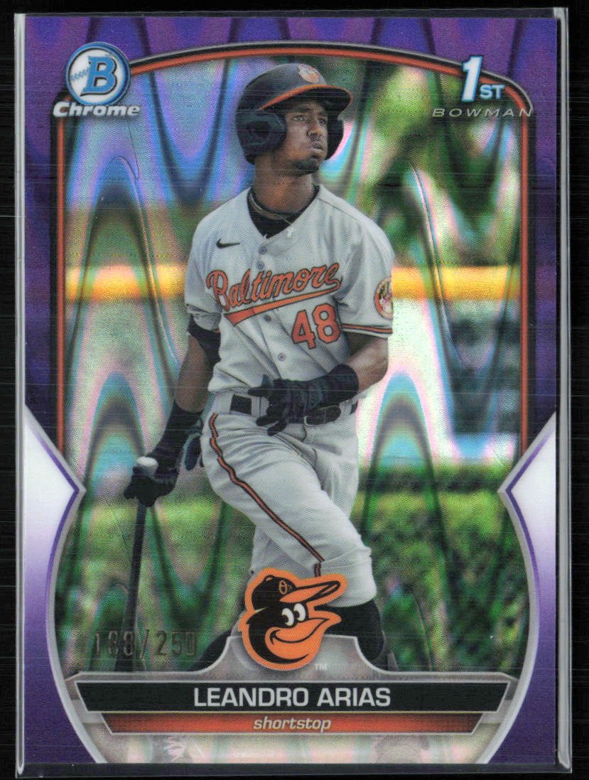 Leandro Arias 1st Bowman Purple /250